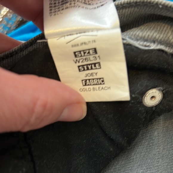 April 77 Gray Joey Cold Bleach Denim Jeans - Picture 8 of 9